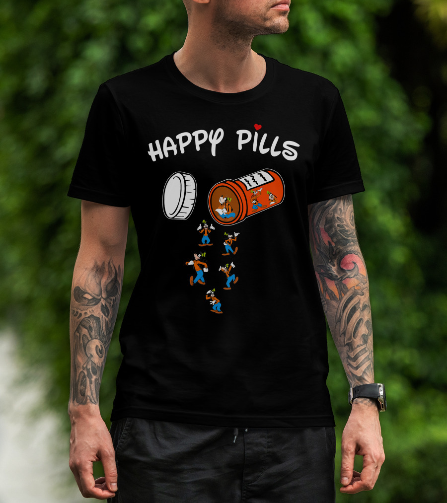 Happy Pills Goofy Capsule Fun T-Shirt