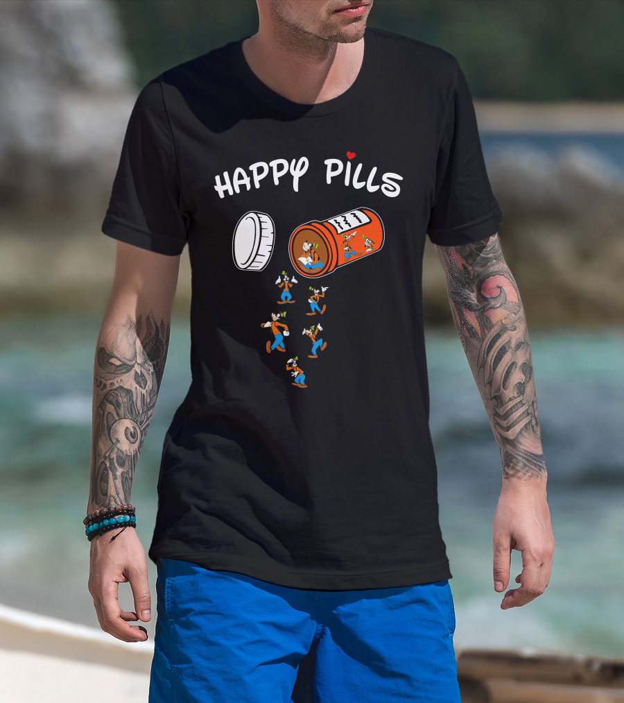 Happy Pills Goofy Capsule Fun T-Shirt