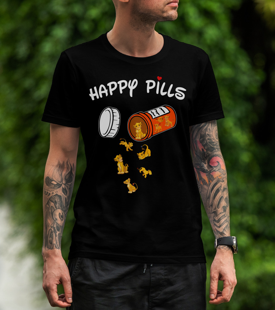 Happy Pills Simba Lion King Capsule Fun T-Shirt