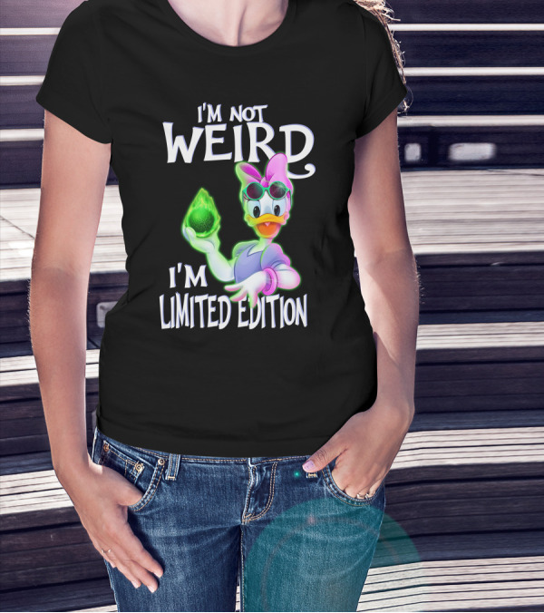 I'm Not Weird I'm Daisy Duck With Green Energy Sphere T-Shirt