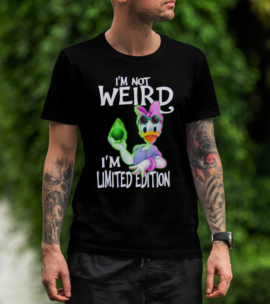 I'm Not Weird I'm Daisy Duck With Green Energy Sphere T-Shirt