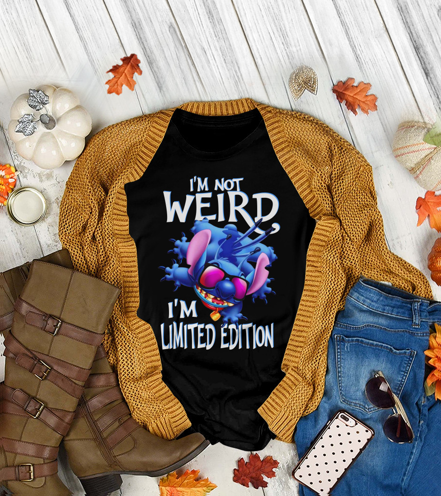 I'm Not Weird I'm Stitch Disney Character T-Shirt
