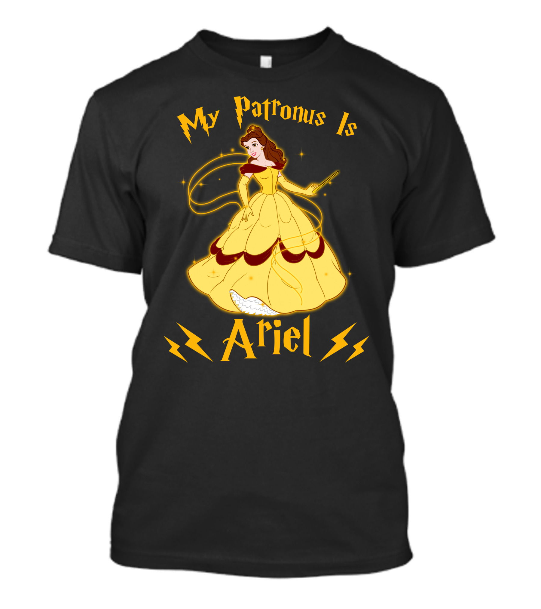 My Patronus Is Ariel Belle Disney Princesses Crossover T-Shirt