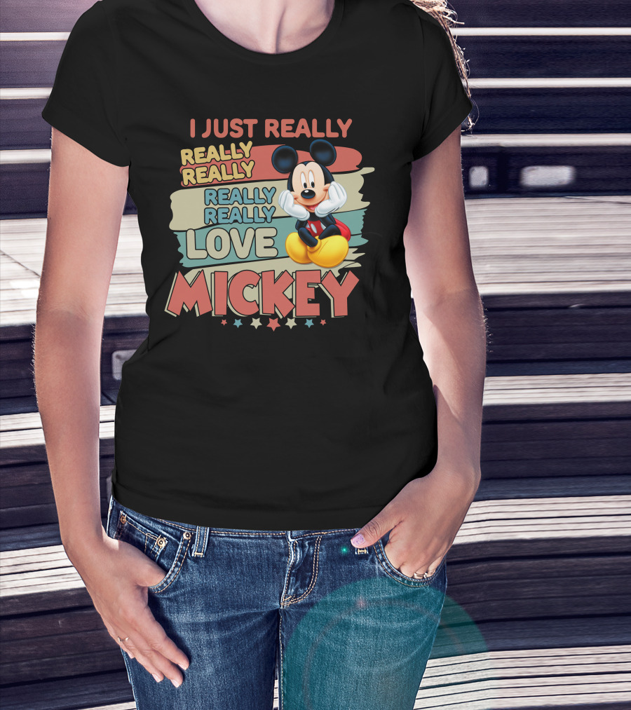 I Just Really Really Really Really Really Love Mickey T-Shirt