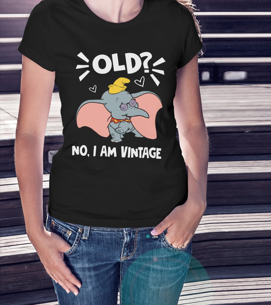 Dumbo Old No I Am Vintage T-Shirt