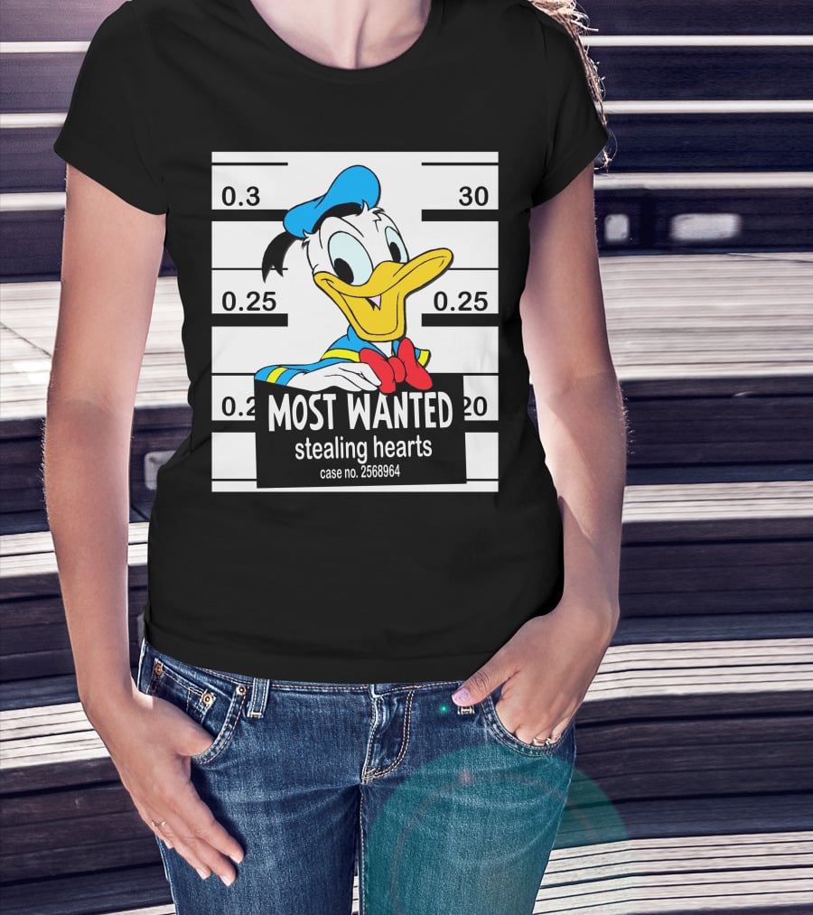 Most Wanted Stealing Hearts Donald Case No. 2568964 T-Shirt