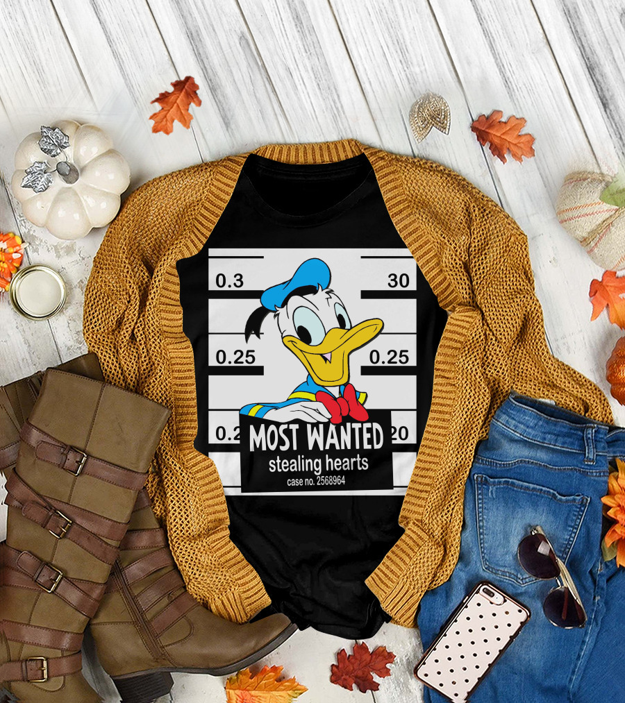 Most Wanted Stealing Hearts Donald Case No. 2568964 T-Shirt