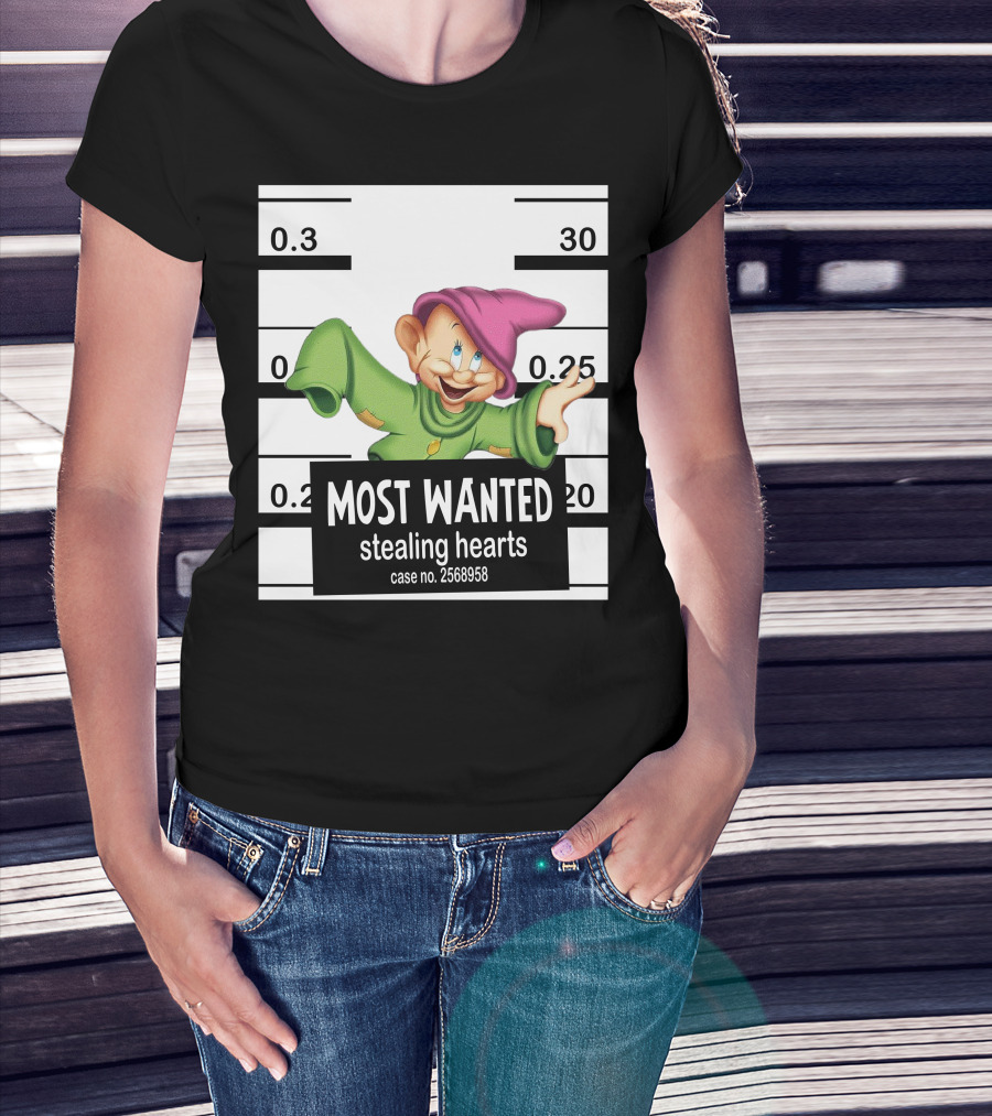 Most Wanted Stealing Hearts Dopey Case No. 2568958 T-Shirt