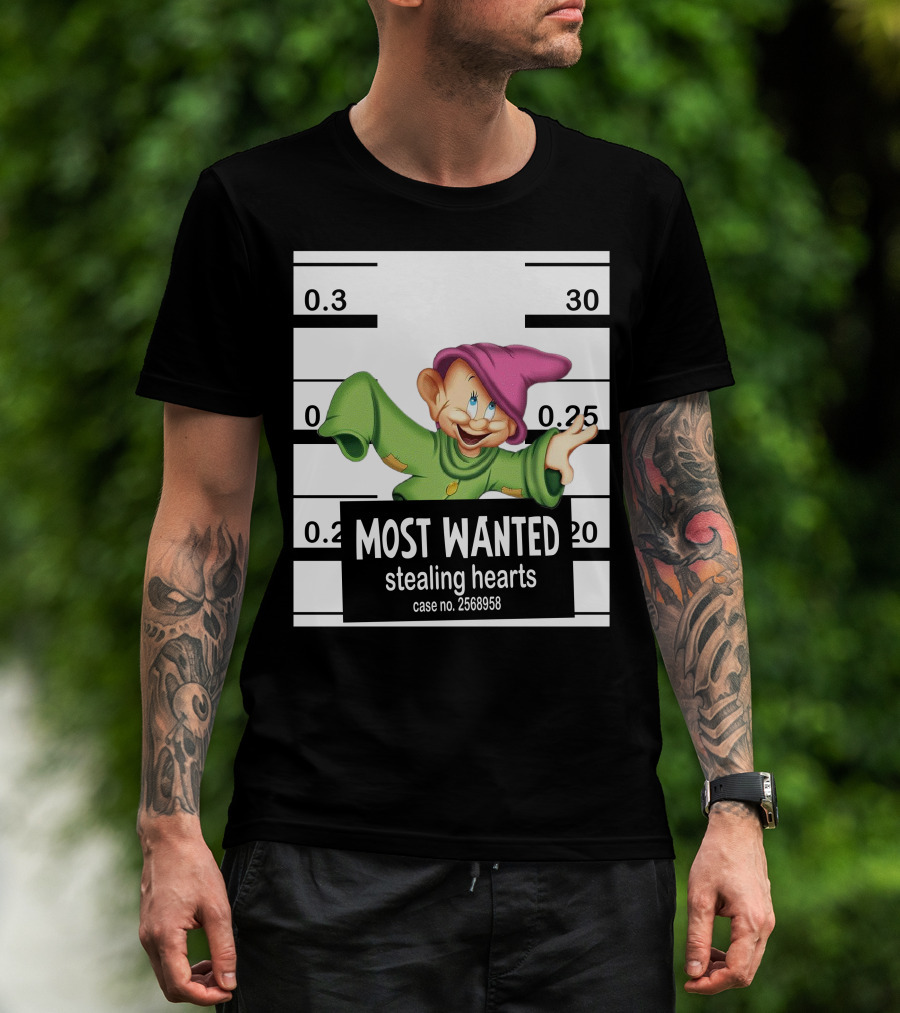 Most Wanted Stealing Hearts Dopey Case No. 2568958 T-Shirt