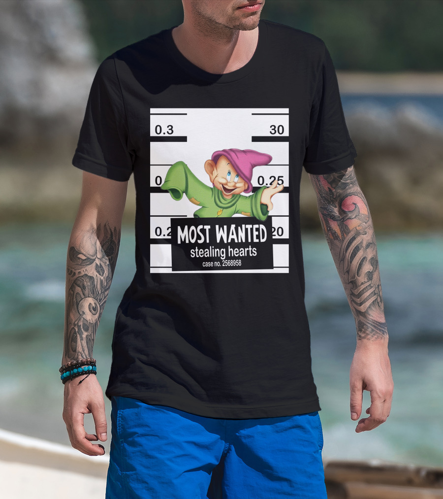Most Wanted Stealing Hearts Dopey Case No. 2568958 T-Shirt