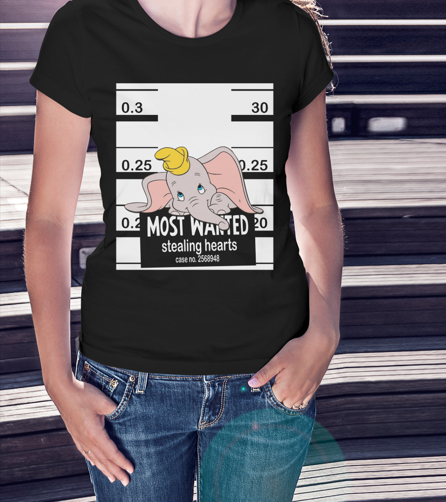 Dumbo Most Wanted Stealing Hearts Case No. 2568948 T-Shirt