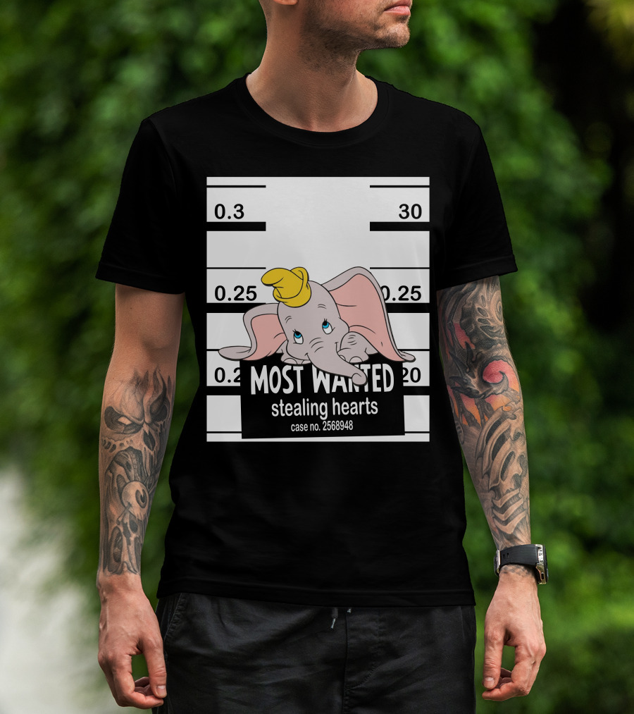 Dumbo Most Wanted Stealing Hearts Case No. 2568948 T-Shirt