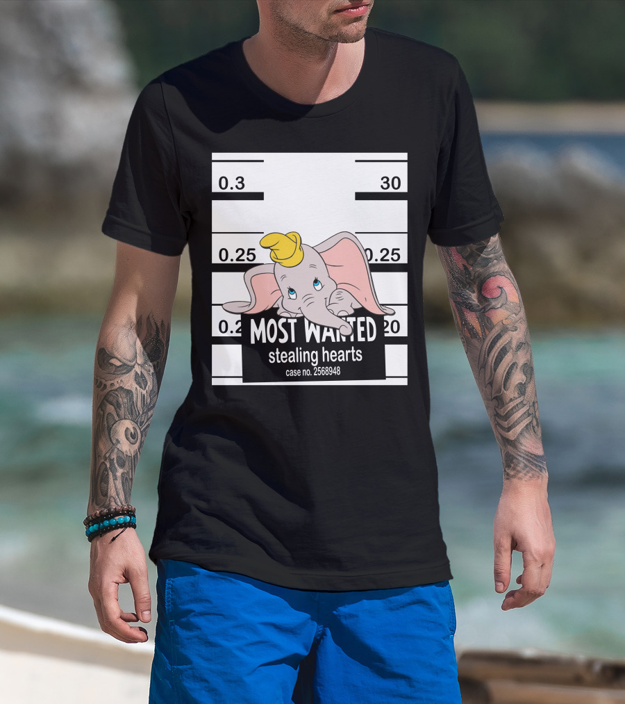 Dumbo Most Wanted Stealing Hearts Case No. 2568948 T-Shirt