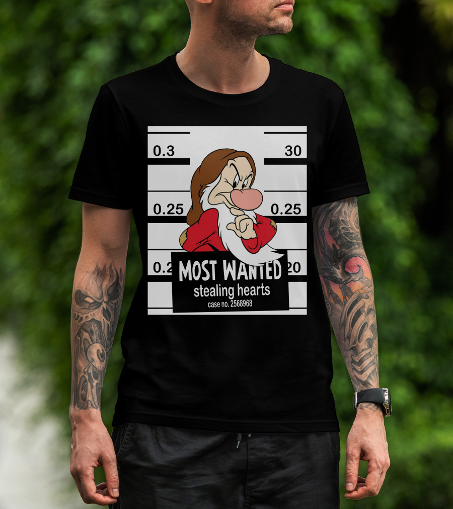 Most Wanted Stealing Hearts Grumpy Case No. 2568968 T-Shirt