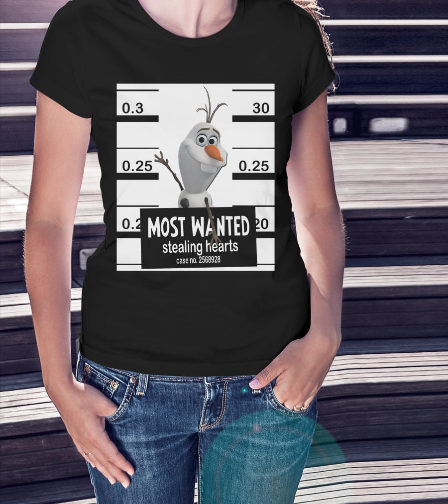 Most Wanted Stealing Hearts Olaf Case No. 2568928 T-Shirt