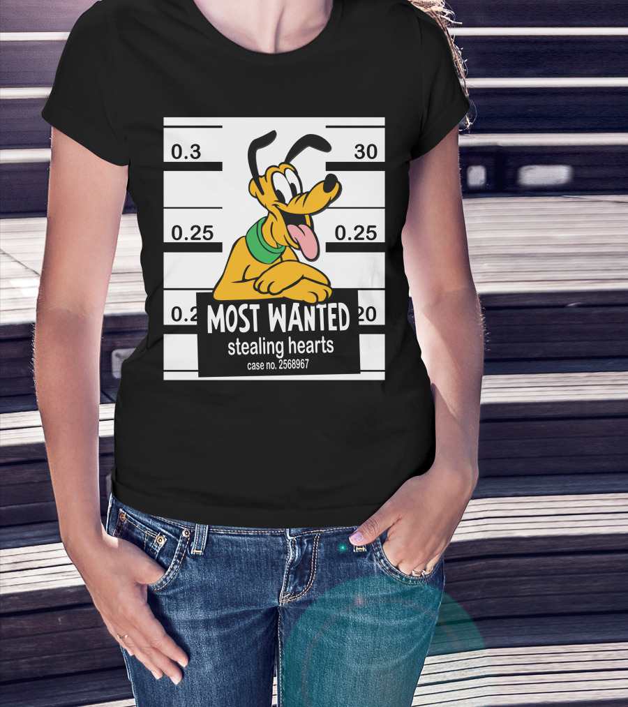 Most Wanted Pluto Stealing Hearts Case No. 2568967 T-Shirt