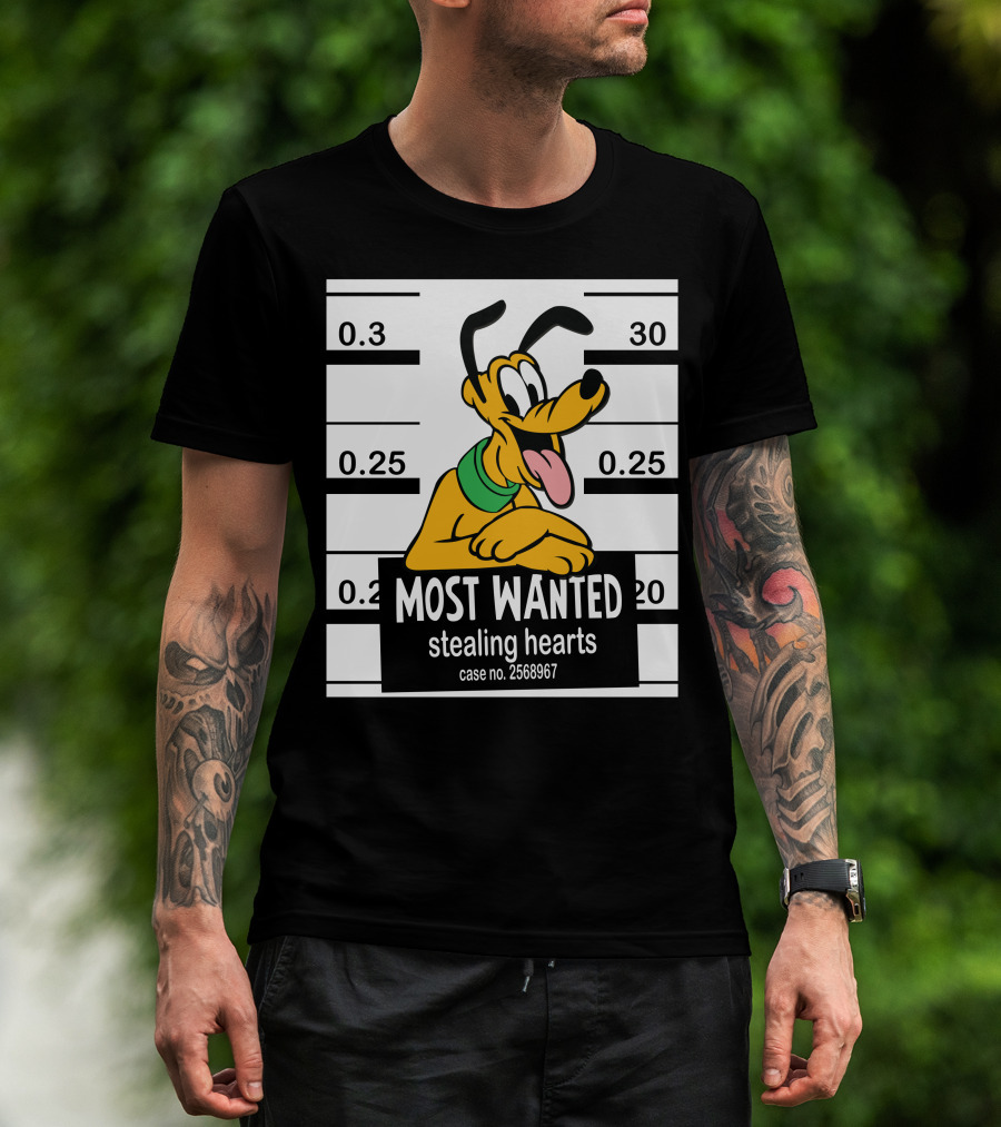 Most Wanted Pluto Stealing Hearts Case No. 2568967 T-Shirt