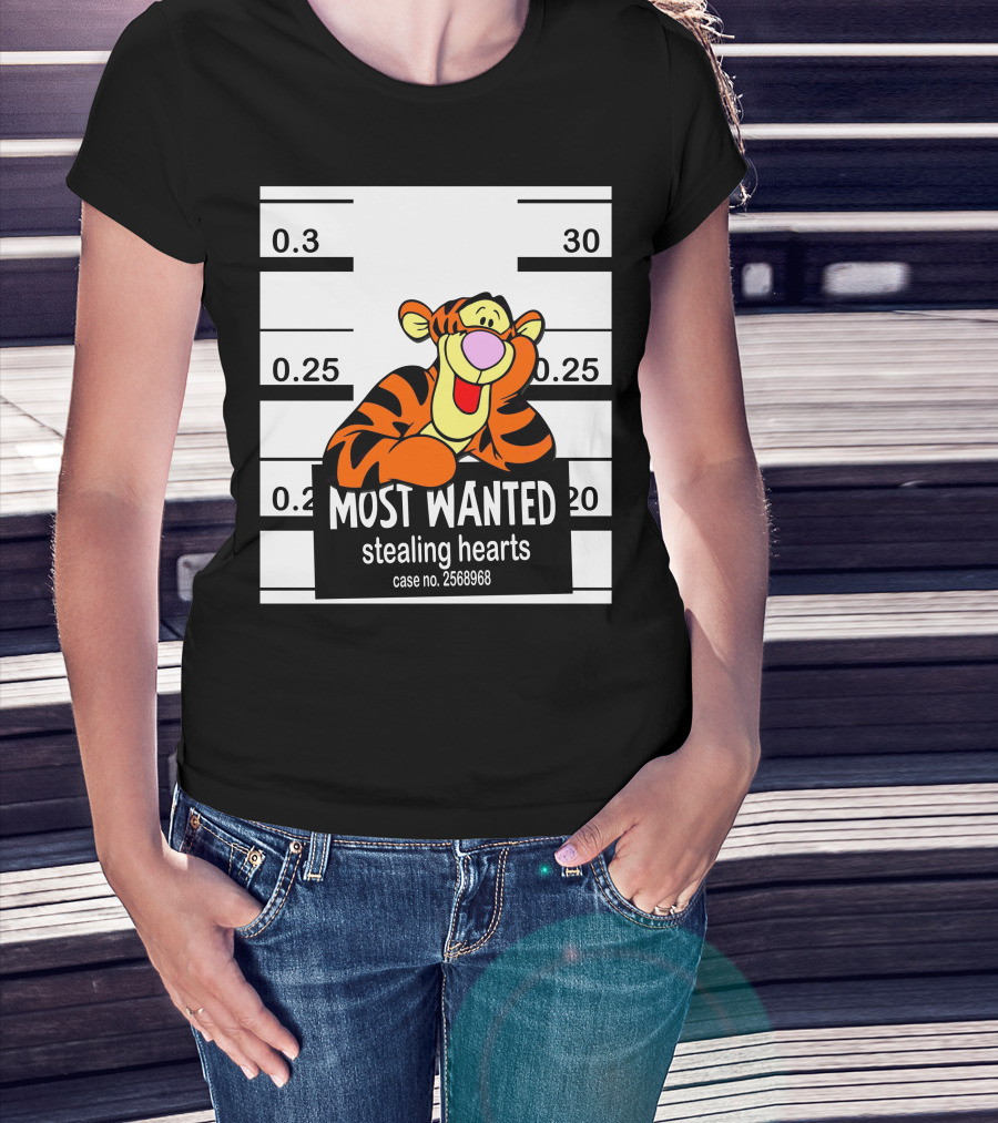 Most Wanted Tigger Stealing Hearts Case No. 2568968 T-Shirt