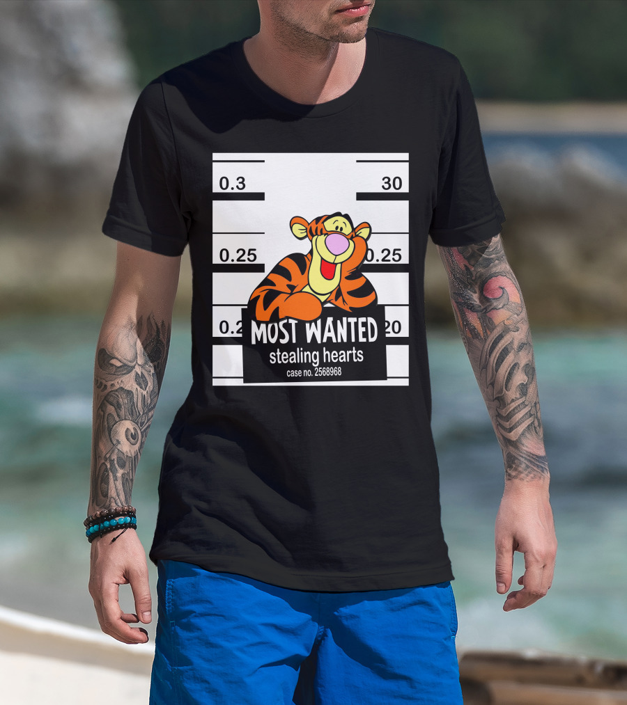 Most Wanted Tigger Stealing Hearts Case No. 2568968 T-Shirt