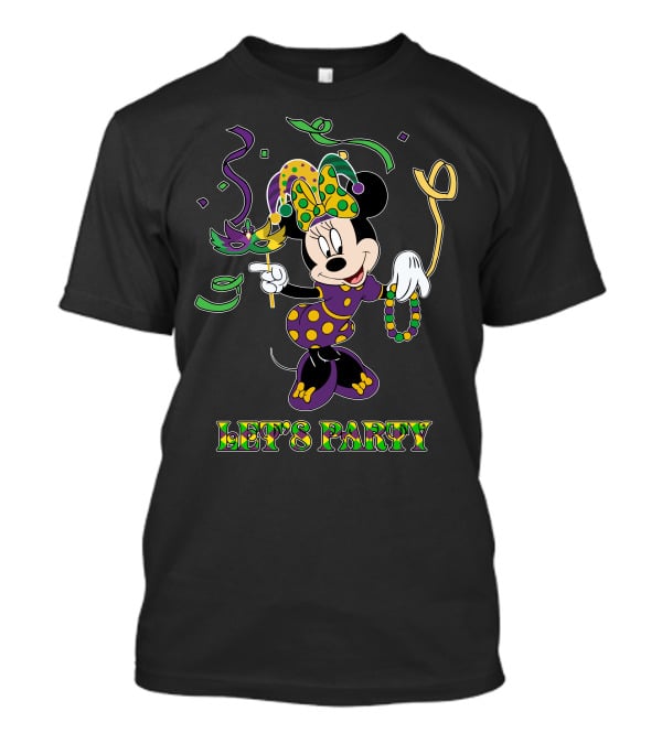 Minnie Let's Party Mardi Gras Celebration T-Shirt