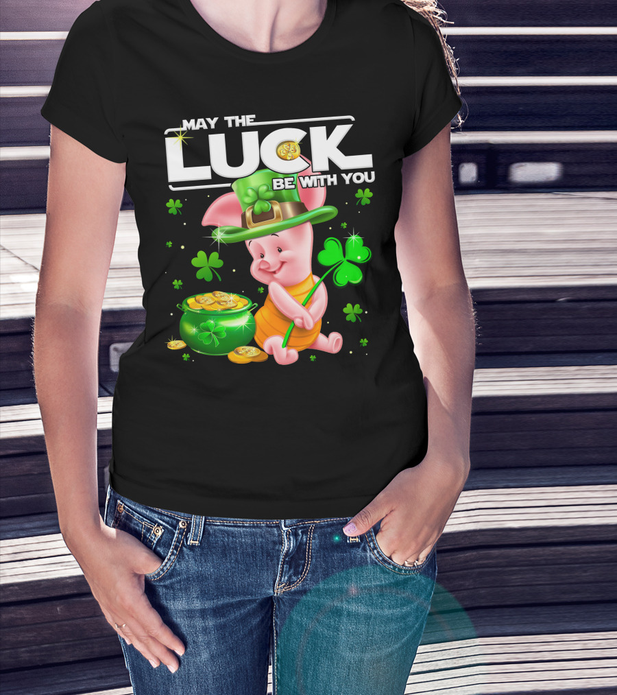 Piglet May The Luck Be With You T-Shirt