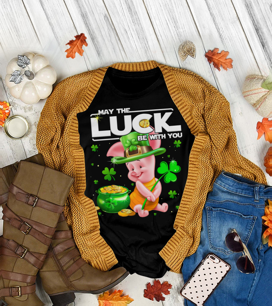 Piglet May The Luck Be With You T-Shirt