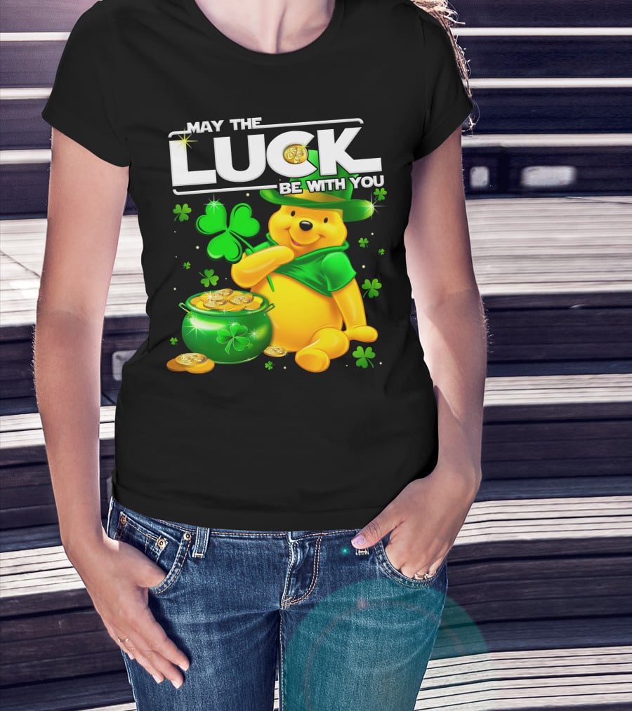May The Luck Be With You Pooh T-Shirt
