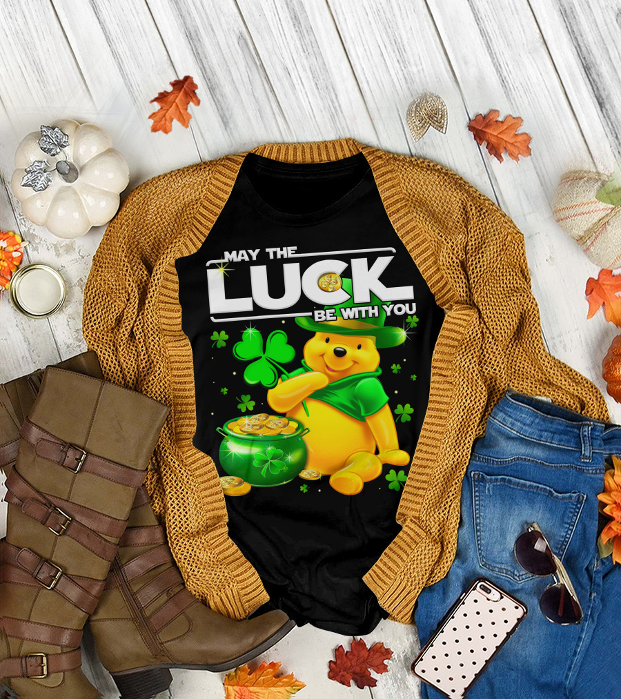 May The Luck Be With You Pooh T-Shirt