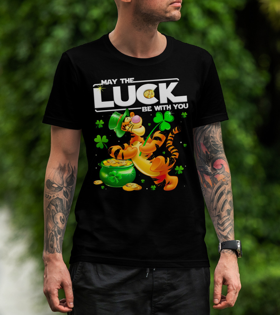 May The Luck Be With You Tigger T-Shirt