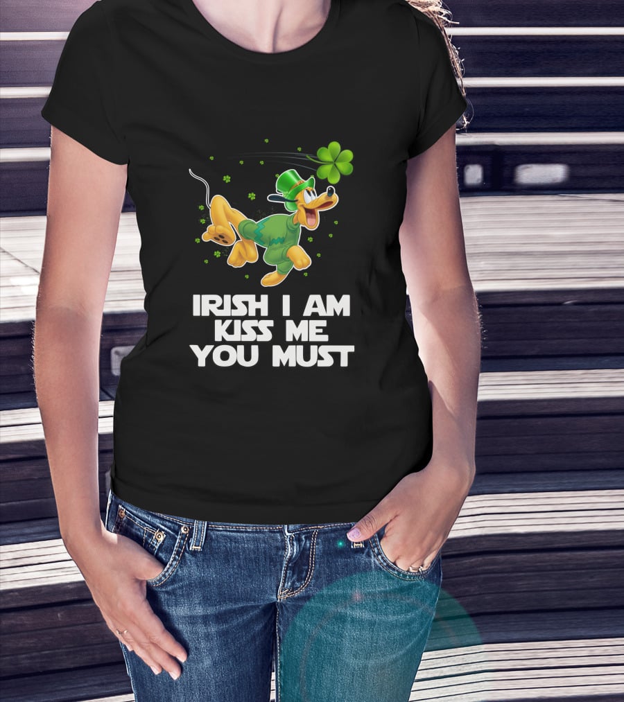 Irish I Am Kiss Me You Must Pluto St. Patrick's Day T-Shirt