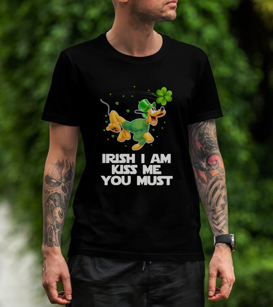 Irish I Am Kiss Me You Must Pluto St. Patrick's Day T-Shirt