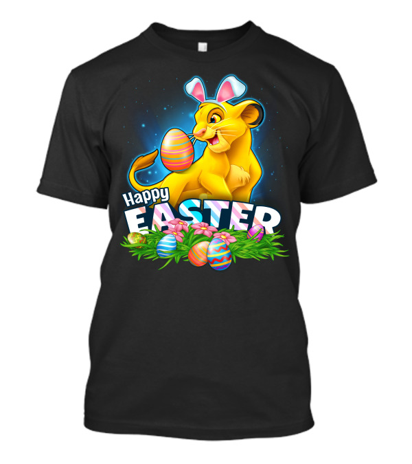 SIMBA Happy Easter Bunny Ears And Colorful Eggs T-Shirt