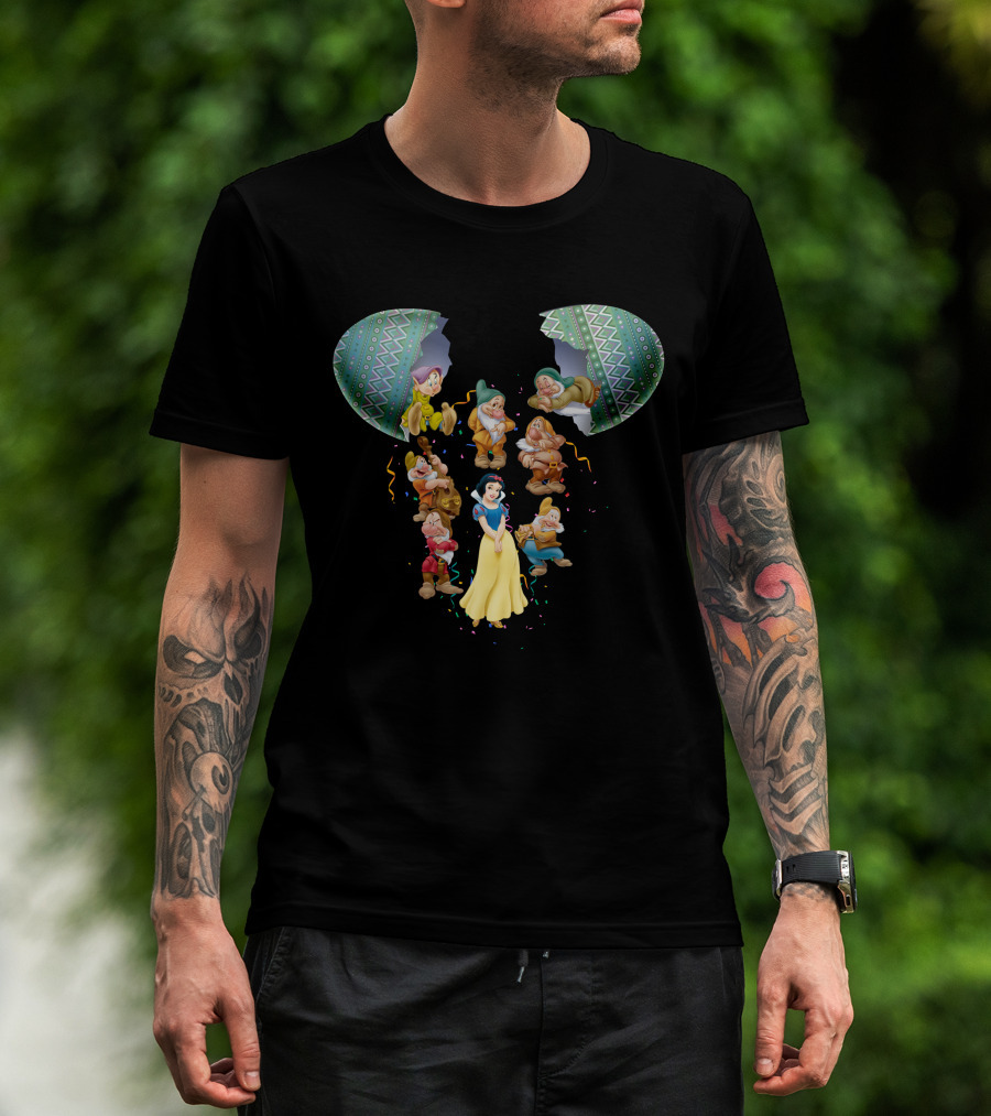 Snow White Seven Dwarfs Easter Egg Surprise T-Shirt