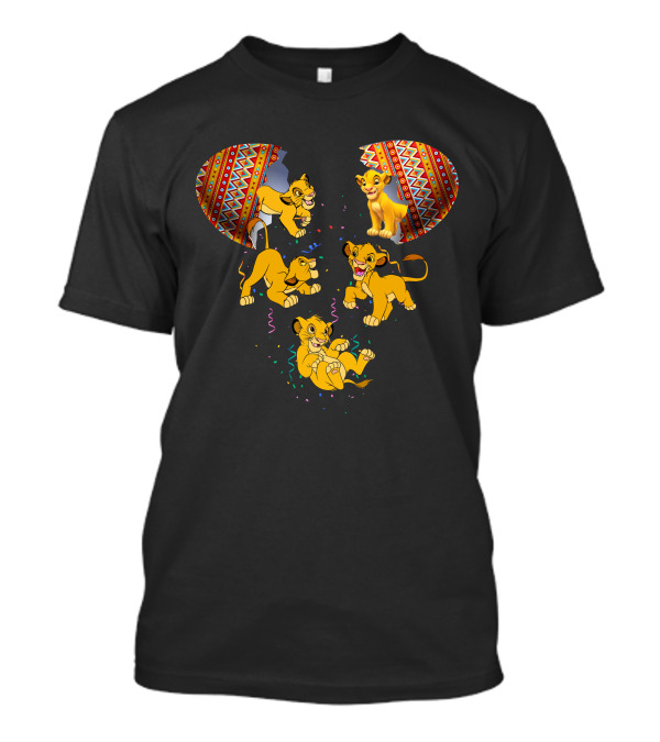 Simba Lion King Inspired Mouse Headburst T-Shirt
