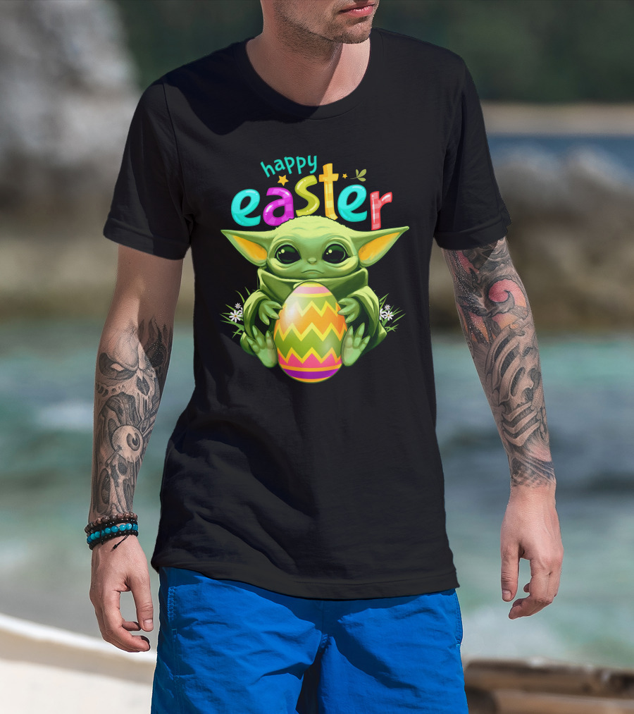 Happy Easter Baby Yoda T-Shirt