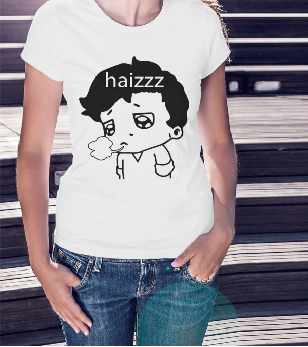 Haizzz Thổi Bong Bóng Buồn Dễ Thương T-Shirt