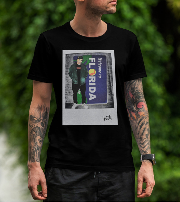 GEORGE 404 WELCOME TO FLORIDA POLAROID T-Shirt