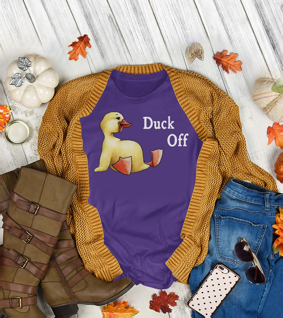 Duck Off Funny Sitting Duck T-Shirt