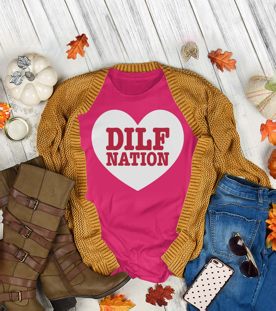 DILF NATION Heart Classic T-Shirt