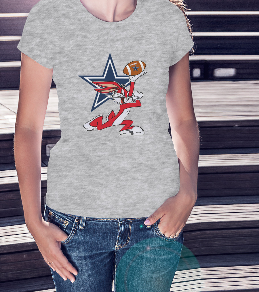 Dallas Cowboys Bugs Bunny Football Star T-Shirt