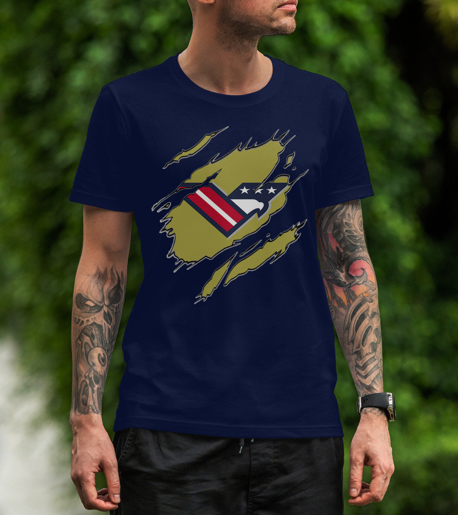 Washington Valor American Football Eagle Stars Stripes T-Shirt