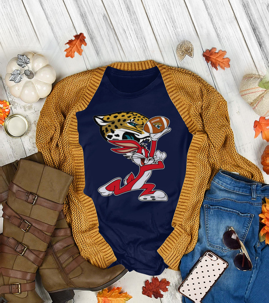 Jacksonville Jaguars Football Bunny Chiefs Collaboration T-Shirt