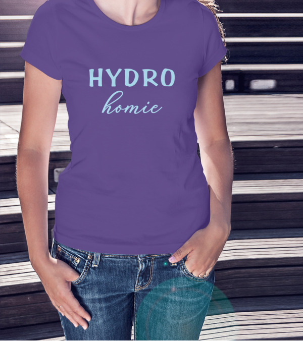 Hydro Homie Water Lover Womens H2o T-Shirt