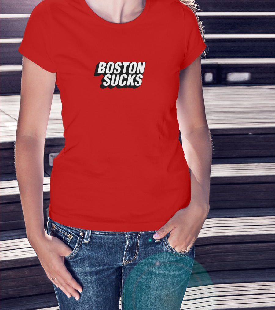 Ny Post Shop Boston Sucks T-Shirt