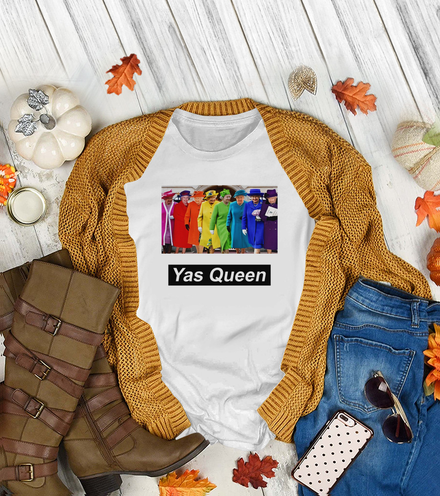 Yas Queen Rainbow Fashion T-Shirt