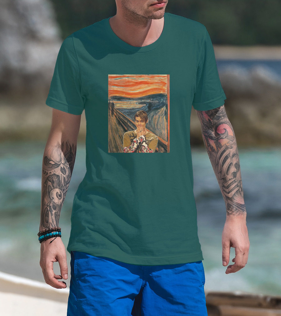 Livefromnewyork Stefon X The Scream Fusion T-Shirt