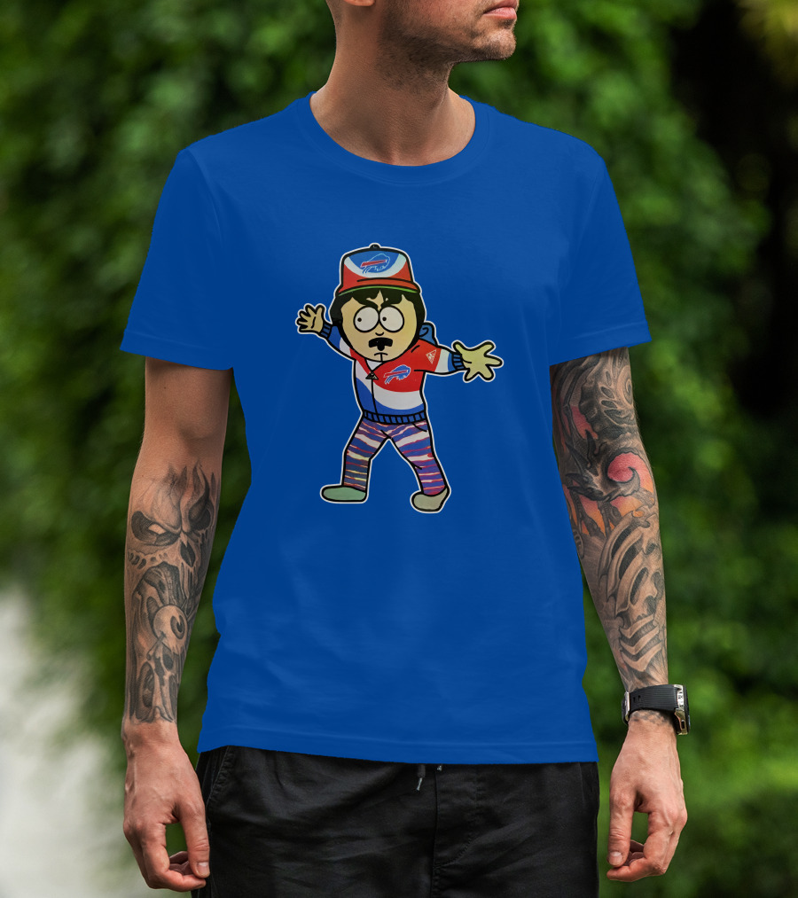 Ryan Johnson Buffalo Bills Inspired Cartoon Character T-Shirt