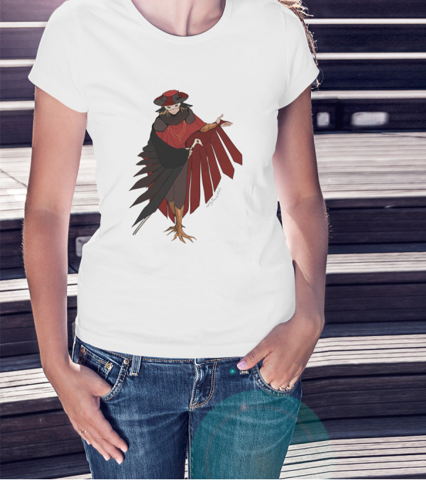 Wolfythewitch Philza Red Raven Aesthetic Fan T-Shirt