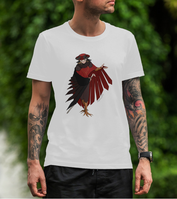 Wolfythewitch Philza Red Raven Aesthetic Fan T-Shirt