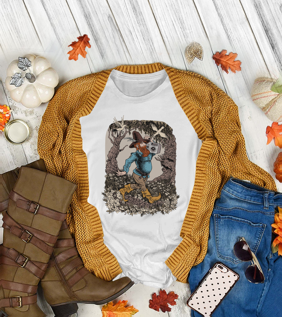 Tugboat Captain Dave Jolly Tom Adventure in the Enchanted Forest T-Shirt
